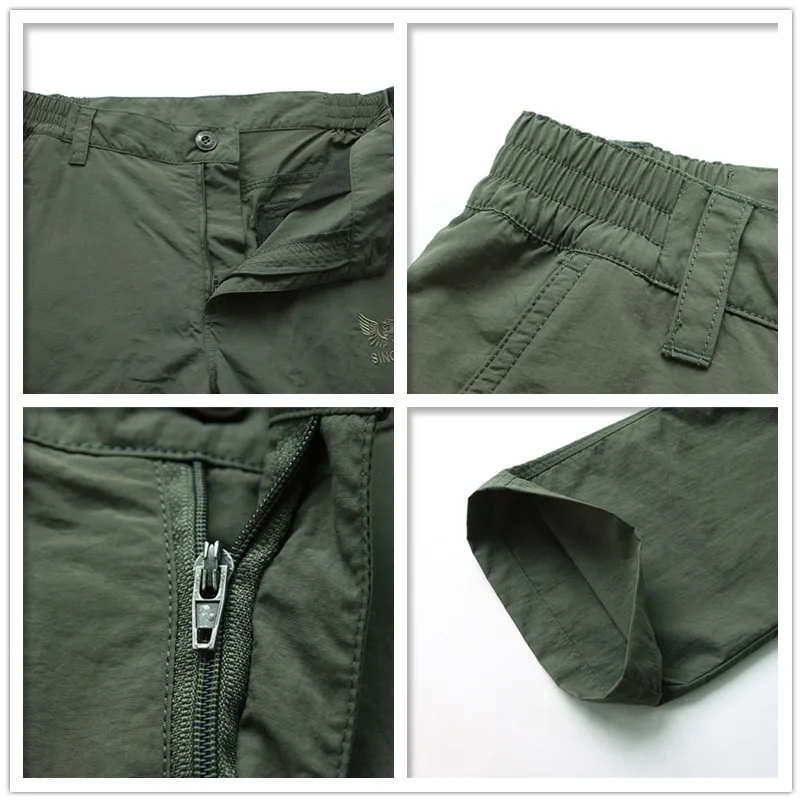 

Summer Quick Dry Hiking Pants Men Outdoor Sports Waterproof Trousers Army Tactical Trekking Mountain Climbing Fishing Thin Pants