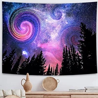 starry sky witchcraft tapestry psychedelic wall hanging covering home decoration wall blanket tapestry decoration for bedroom