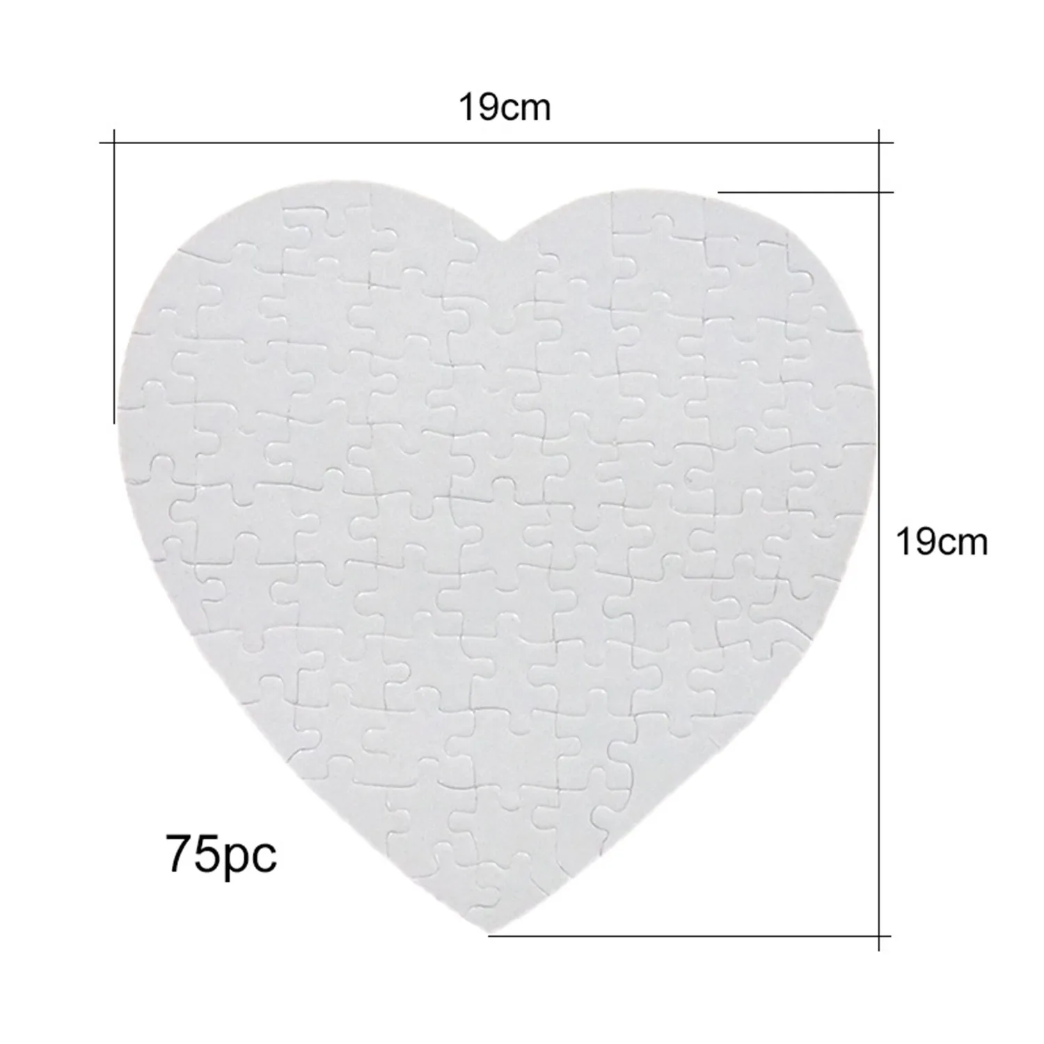 5/10 шт. сублимационные пазлы-сердечки | Игрушки и хобби