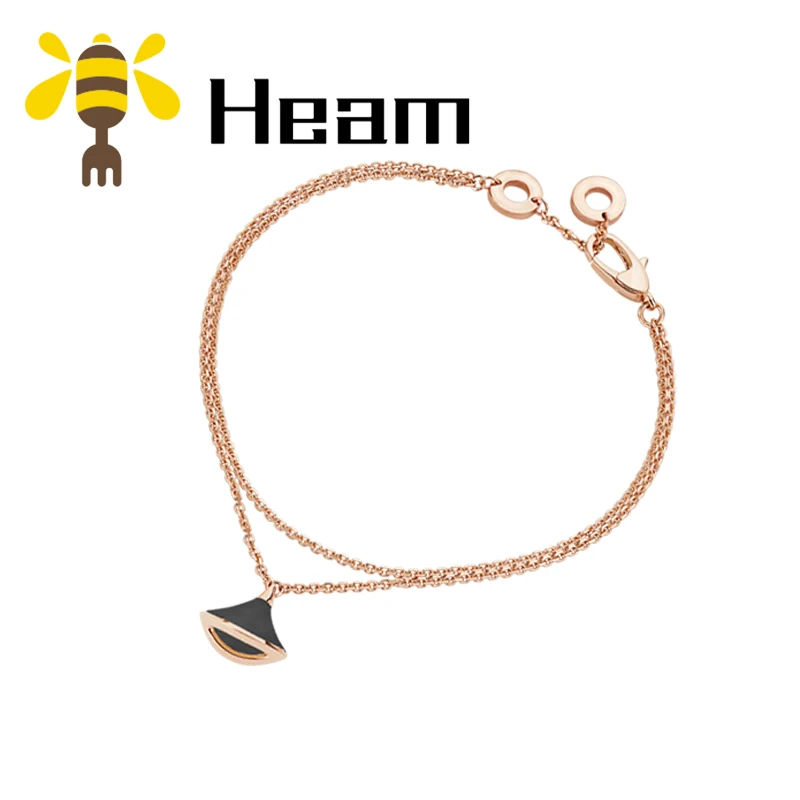 Браслет Heam, высокое качество, серебро 925 пробы, болгарийский браслет для женщин, фирменный дизайн, розовое золото, модное ювелирное изделие, подарок для пары