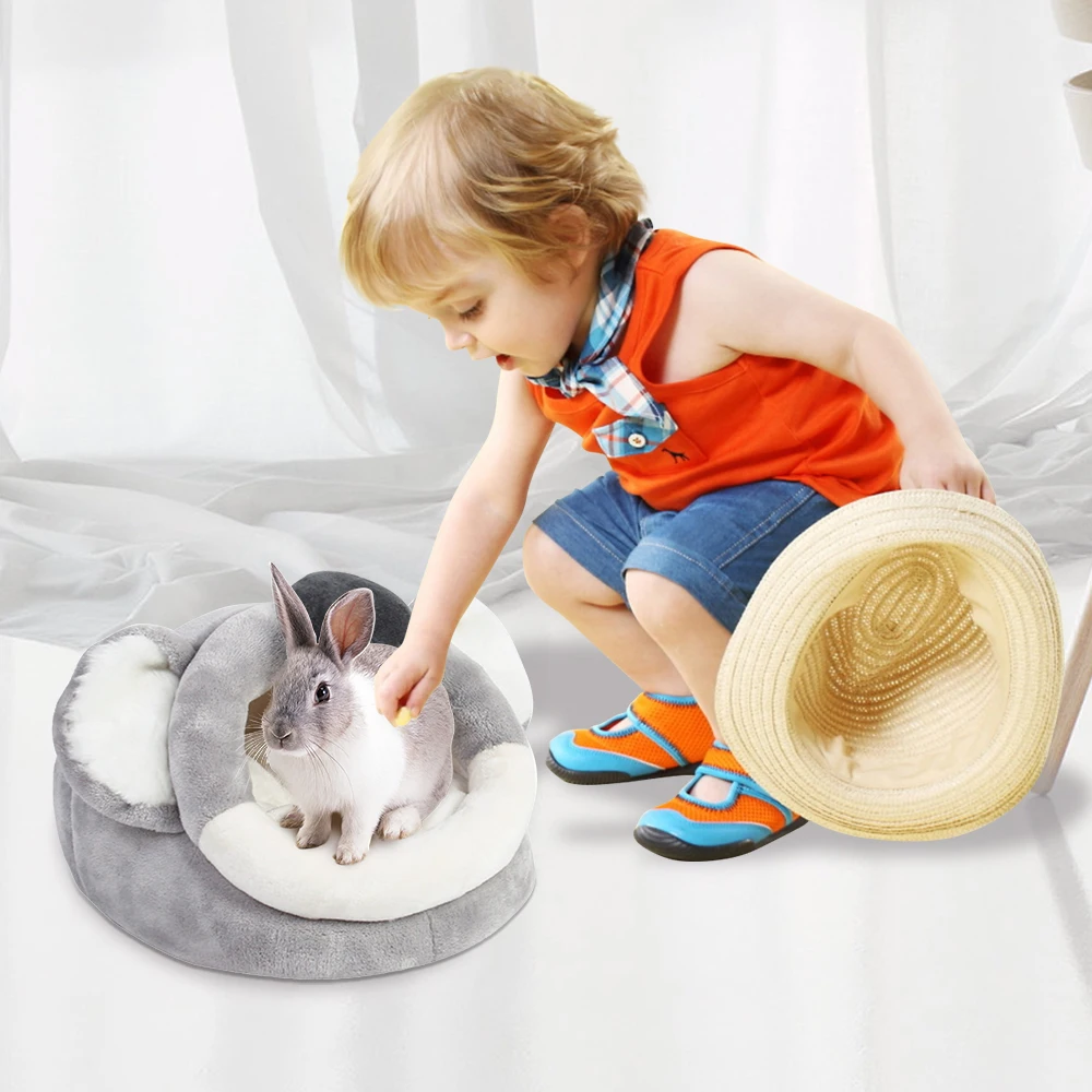 Зимнее теплое гнездо для хомяка кровать-Юрта питомники мышка курица хлопковый