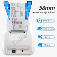 2 inch mini thermal receipt printer with usb bluetooth compatible with cash drawer phone and pos system bill thermal printer
