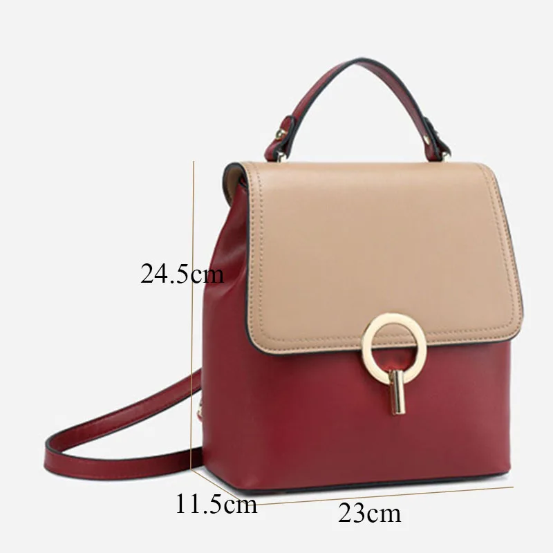 

Sweet Girls Backpack Women Bags for Youth Lady High Quality Genuine Leather Backpack Large Capacity Female Bolsa Luxury Brands