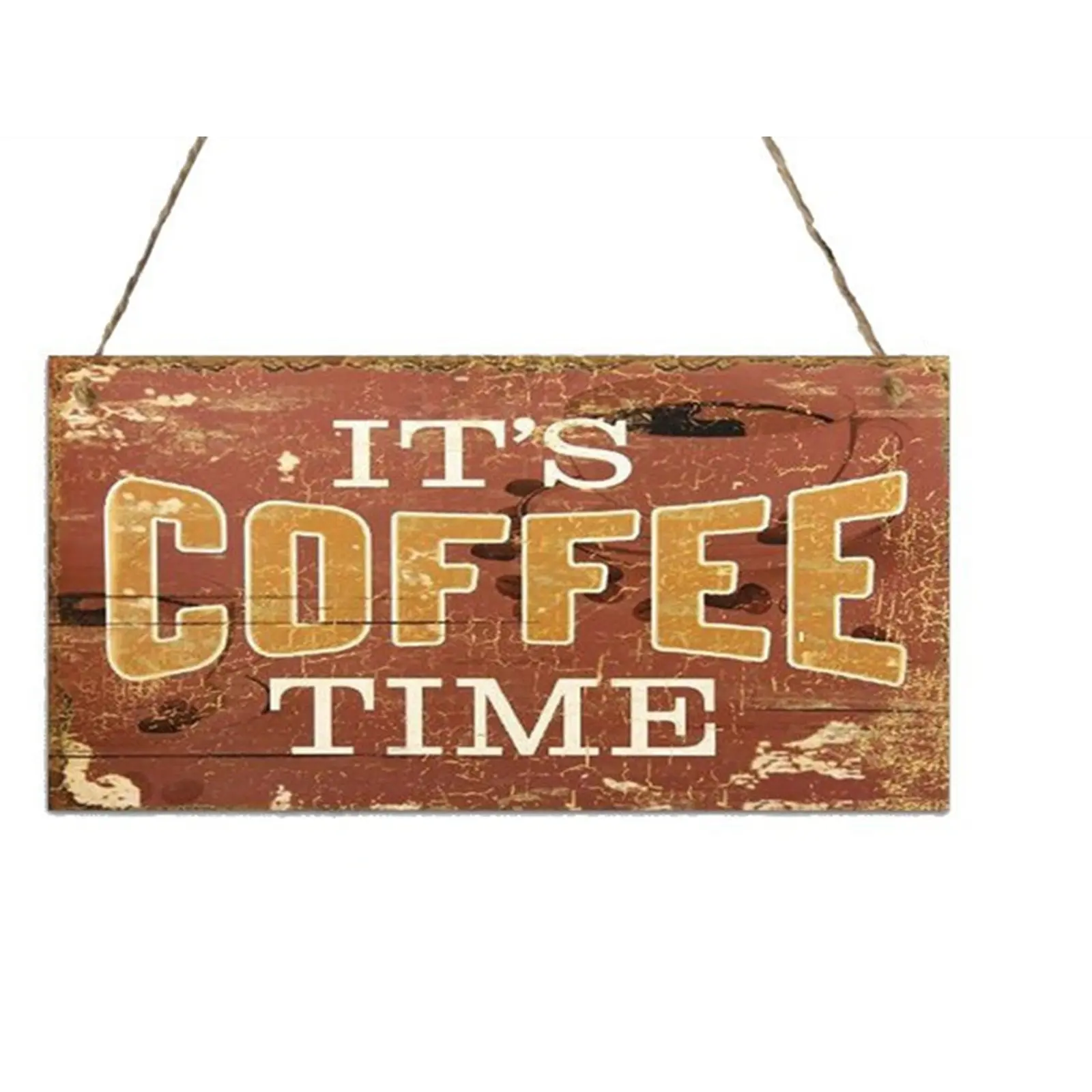 

1PC Coffee Shop Signboard Wooden Door Hanging Signs Decorative Plaque Cafe Kitchen Wood Hanging Home Decor Pendant 10x20cm