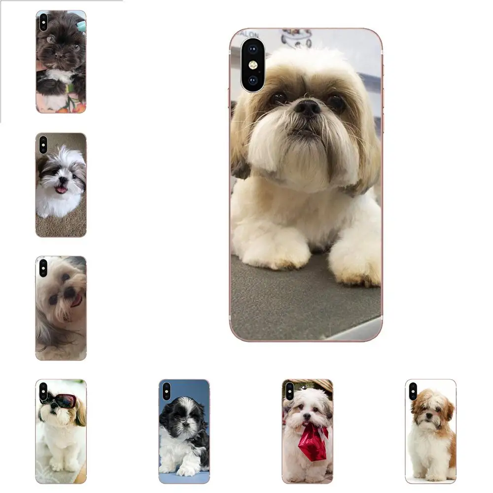 Shih Tzu Shitzu Собака Щенок телефон мягкий чехол для HTC Desire 530 626 628 630 816 820 830 One A9 M7 M8 M9 M10 E9