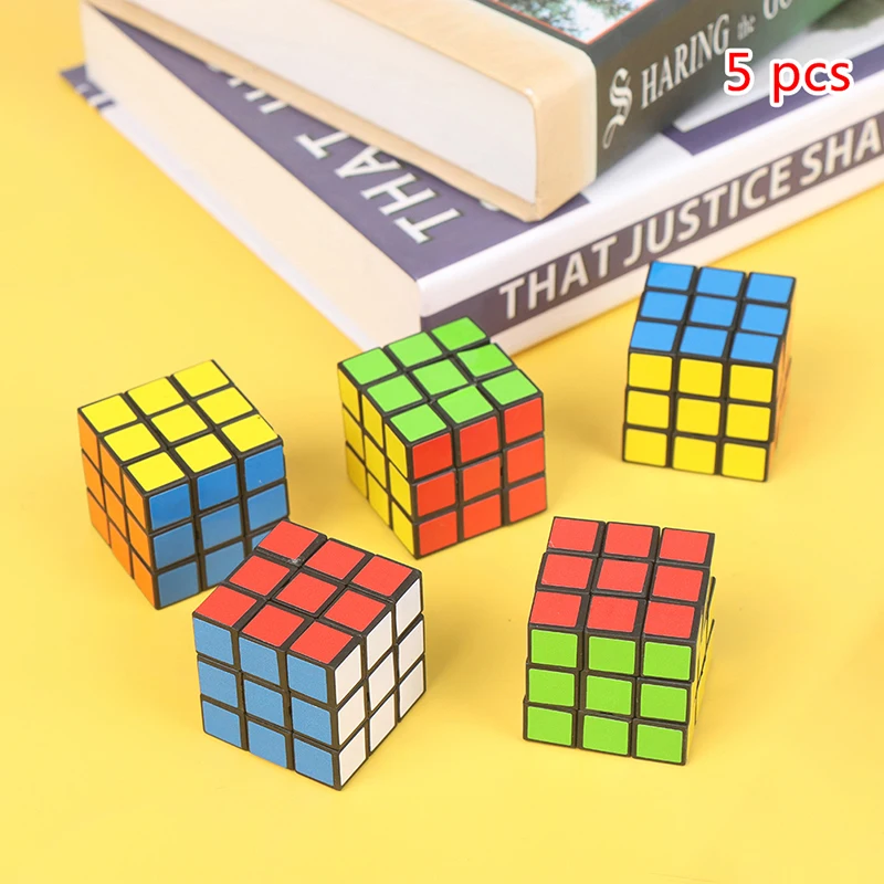 

5 шт., детский скоростной волшебный куб, 3 см