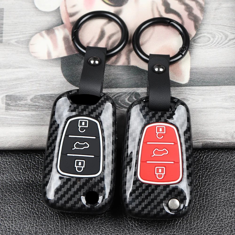 Чехол для автомобильного ключа hyundai i30 i40 ix20 ix35 Elantra Accent Solaris Tucson KONA Genesis Santa Fe Azera Verna