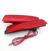 2pcs car led bumper reflector red tail brake light lamp for nissan jukemuranoinfiniti fx35fx37fx50