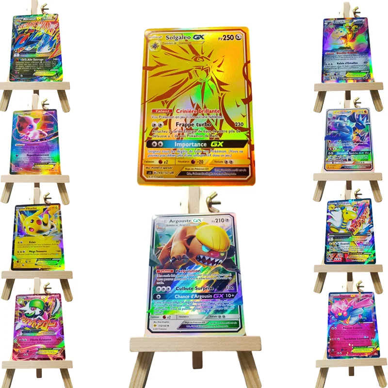 

Pokémon English Flash Card GX EX Pack of 10 Table Game Card Collection Christmas Gifts for Children