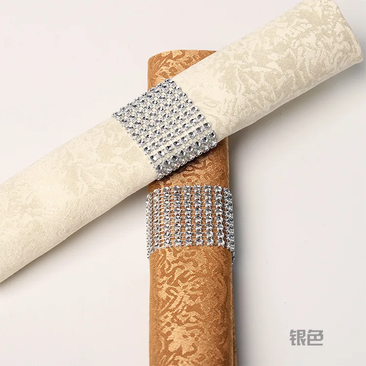 silver 13*4 см Пряжка декоративная штора зажимы ремешок окна алмазные Кристальные Tieback салфетка Горячая Салфетка кольцо - Цвет: silver