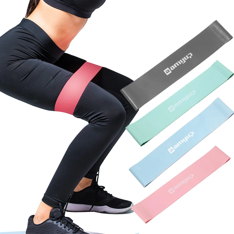 

Yoga Accessories 10 Lbs-50 Lbs Elastic Belt Men's And Women's Squat Elastic Ring Yoga Pull Beltstrength Training Resistance Belt