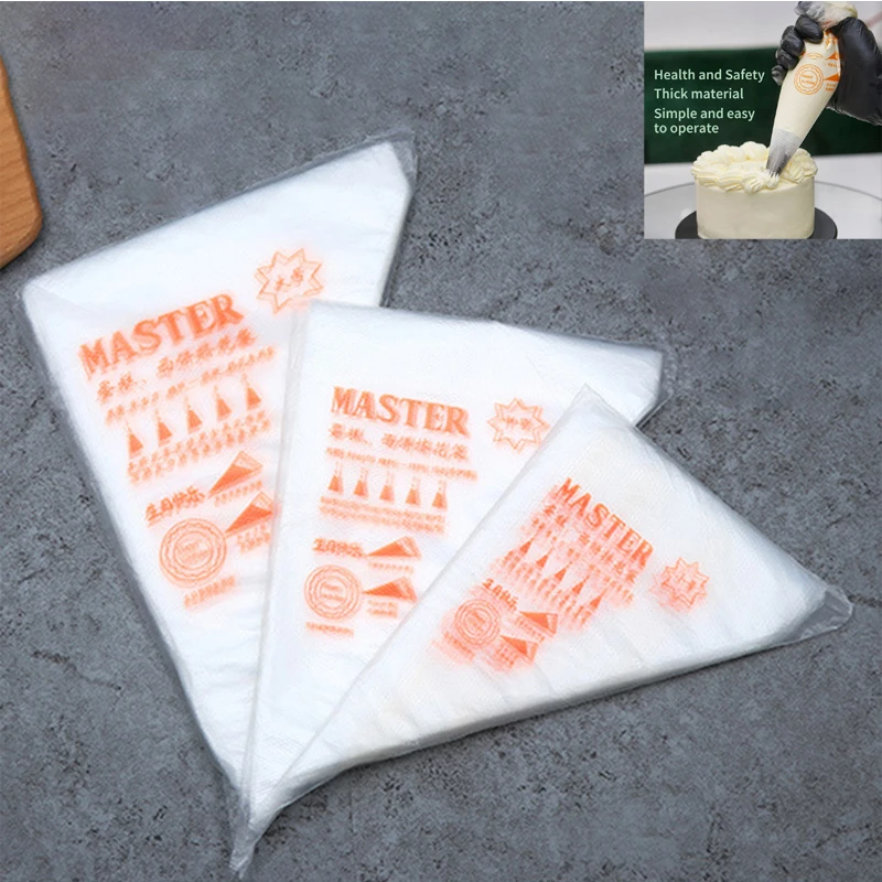 

Cake Pastry Sleeve Equipment Accessories Disposable Bag Icing Piping Cake Cupcake Fondant Cream for Decoration Tools