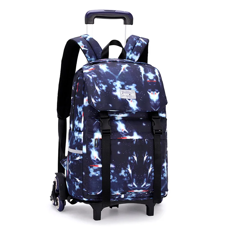 

Children Trolley Backpack School Bags For boys Grils Wheeled Bag Student Detachable Rolling Backpacks kids travel bag Mochila