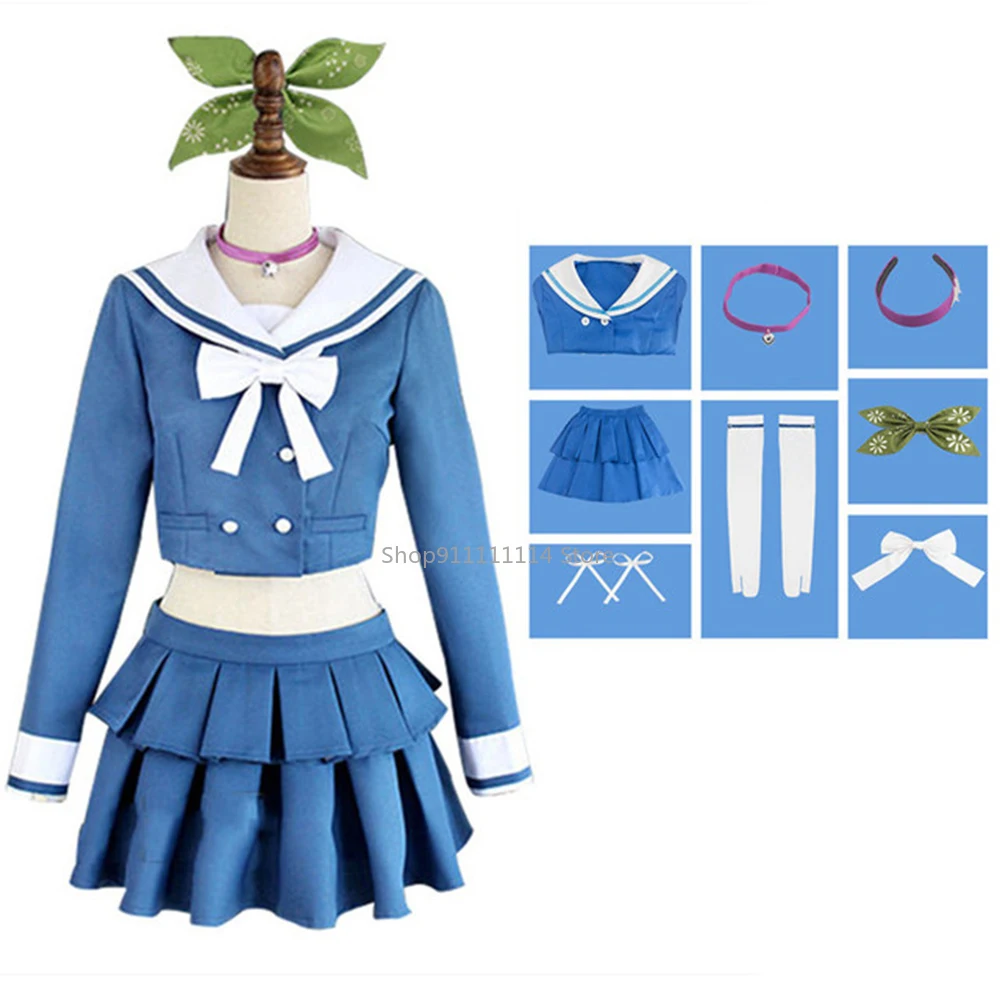 

Danganronpa Killing Harmony Tenko Chabashira Cosplay Costumes Women Outfit Dress School Uniform Halloween Birthday Party Costume