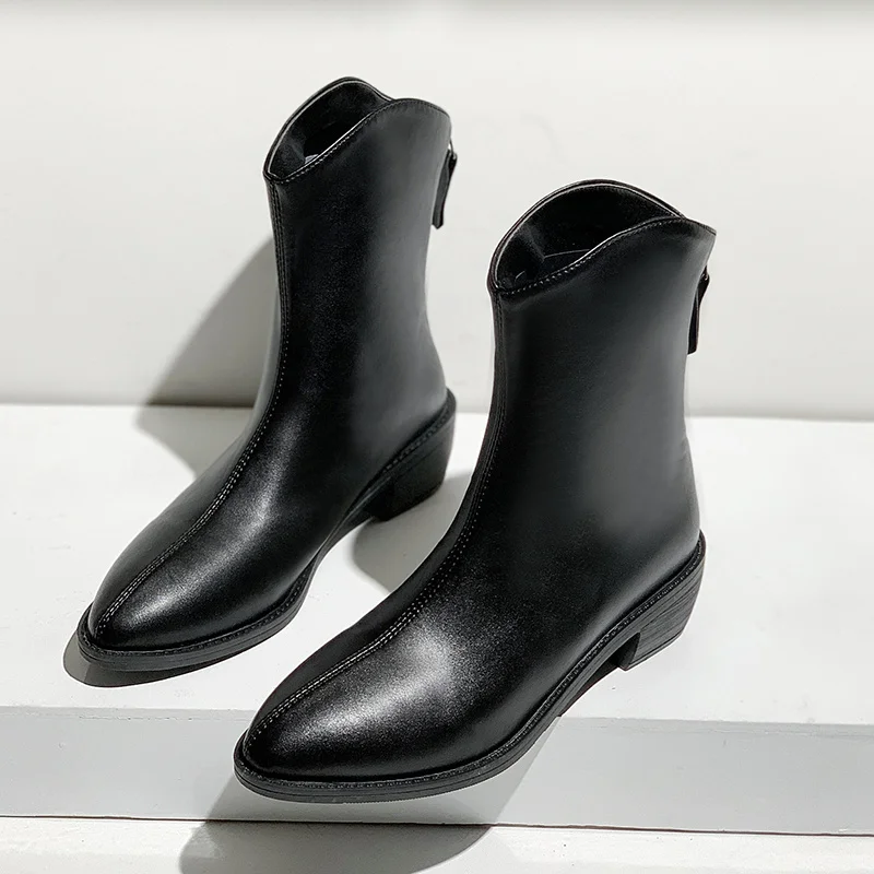 

Женские сапоги на толстой подошве, в британском стиле, новинка 2021, зимние короткие сапоги, женская обувь, хлопковая обувь