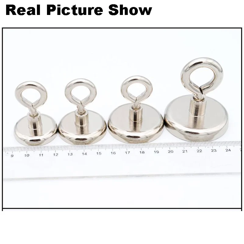 

Super Strong Neodymium Magnet Pot Fishing Salvage Magnets Neodymium Round Powerful Magnetic Hook Sea Fishing Magnet Searcher