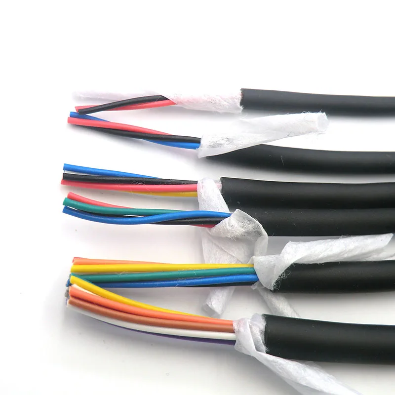 4-жильный кабель гибкий провод управления 0 14 2 2464 мм² 26awg 24awg 22awg луженая медь более