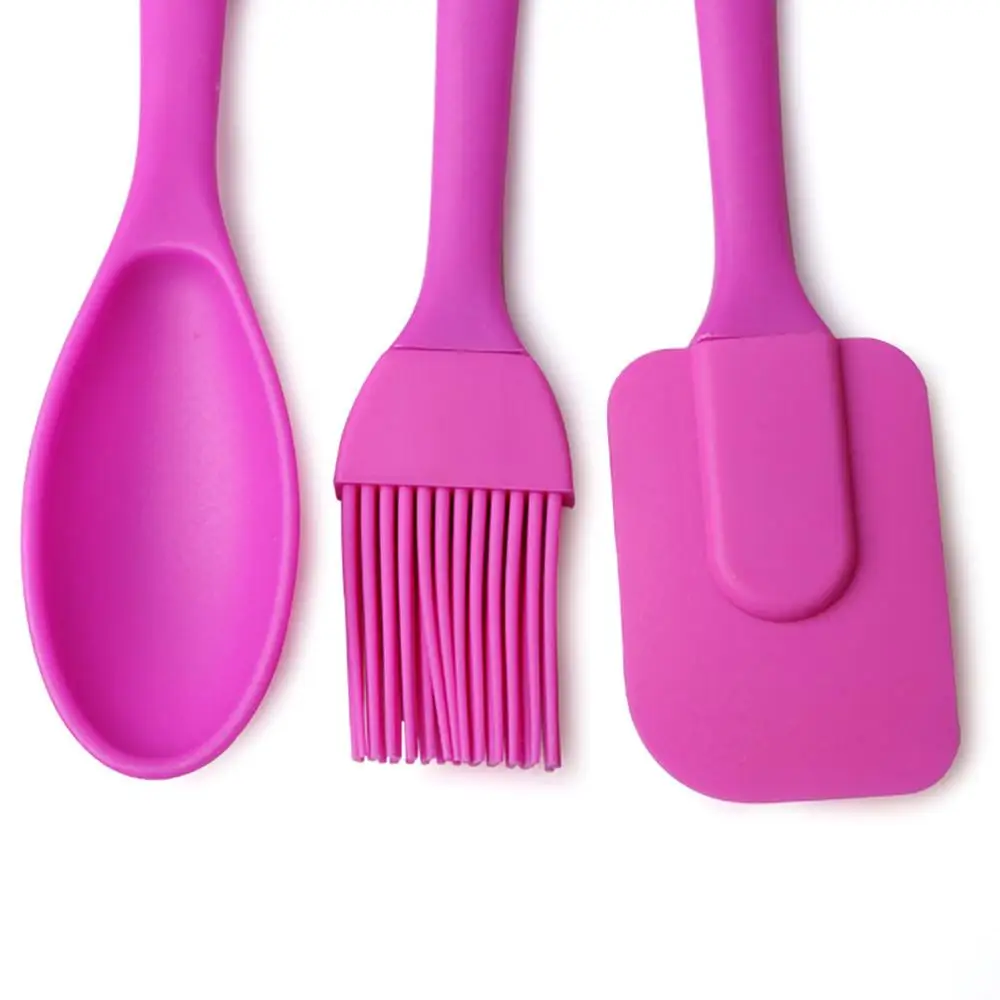 Силиконовая лопатка для выпечки 3 шт./компл. скребок щетка торта инструмент