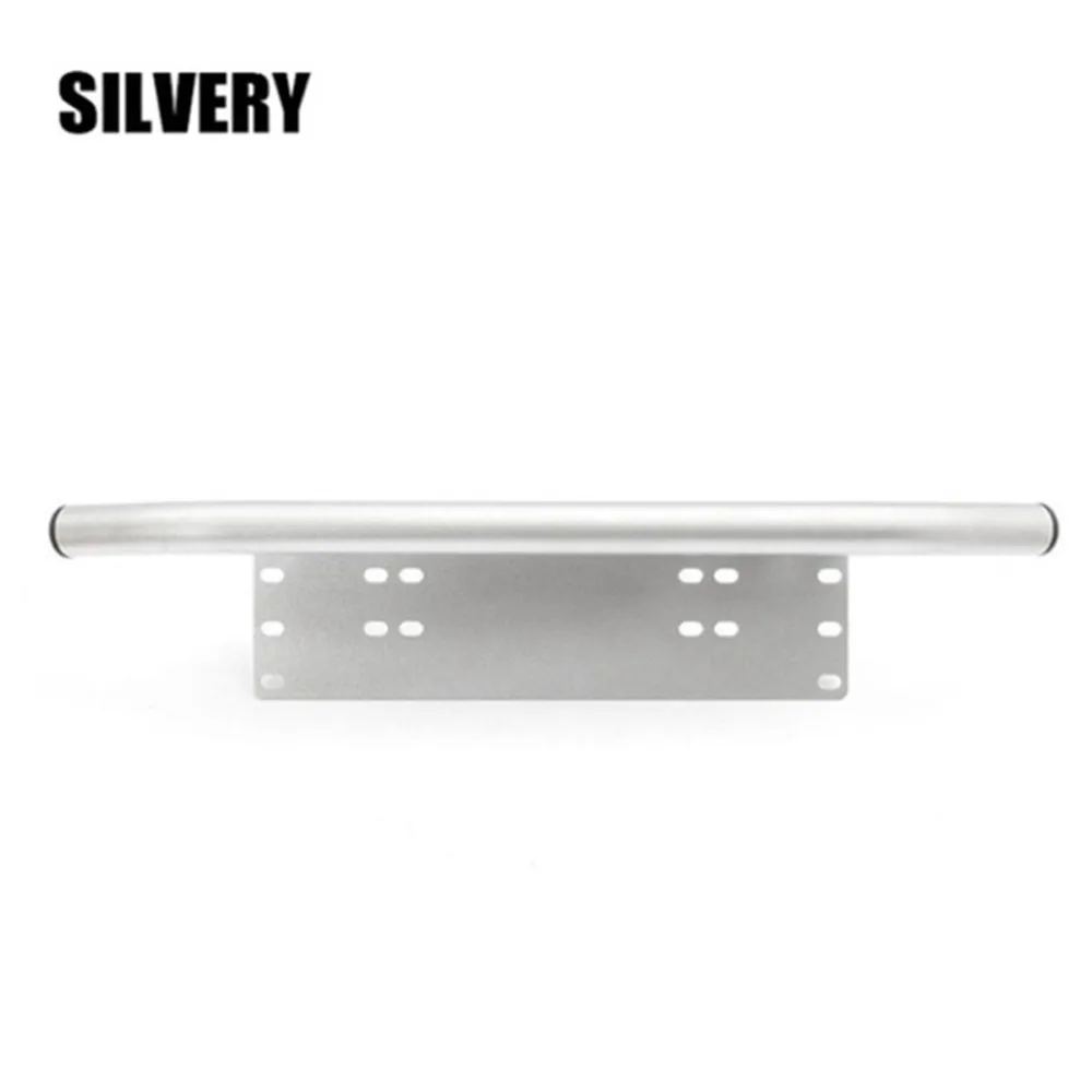 

Car Front Bumper License Plate Mount Bracket Aluminium Bull Bar Style Holder For Driving Light Bar Car Universal Fits Most Cars
