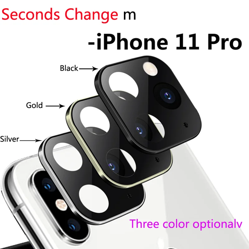 Закаленная Защитная пленка для объектива камеры iPhone X XS MAX секундная смена 11Pro 11 PRO