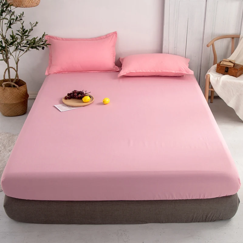 Шлифовальная покрывало на кровать сплошной цвет матрас защитный чехол для