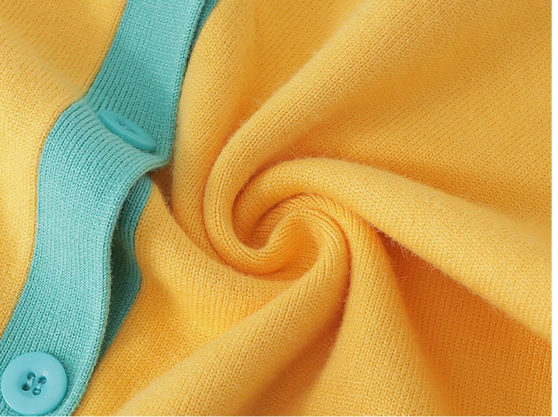 

Sweater Women 2020 Korean College Style Wild Embroidery V-Neck Knitted Cardigan Woman Sweaters Jacket B201