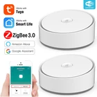 Шлюз Tuya многорежимный, Wi-Fi + Bluetooth-совместимый + многопротокольный шлюз связи Zigbee, дистанционное управление с помощью приложения smart Life