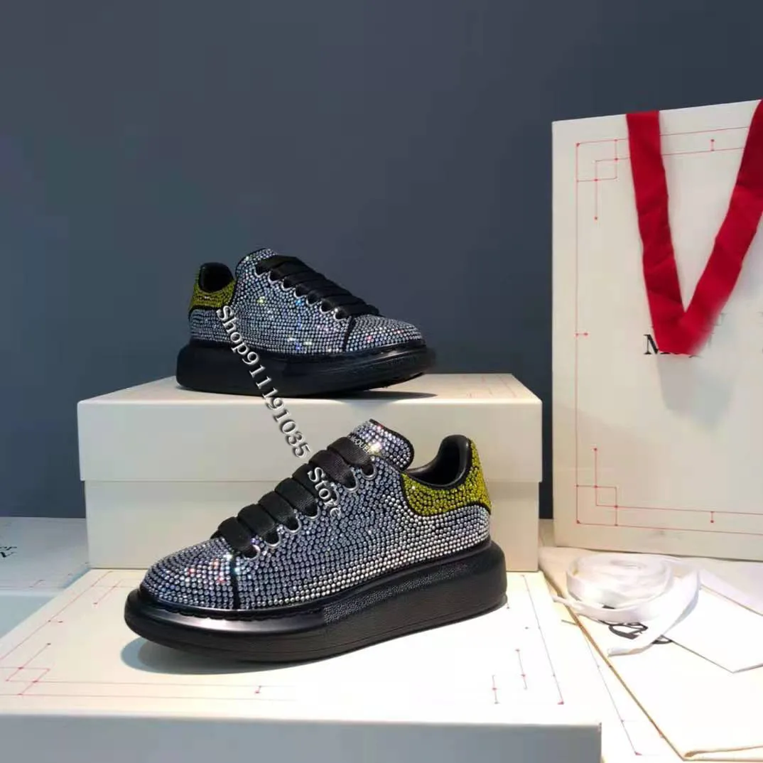 

2020 women's high quality silk leather with A diamond trend casual sneakers