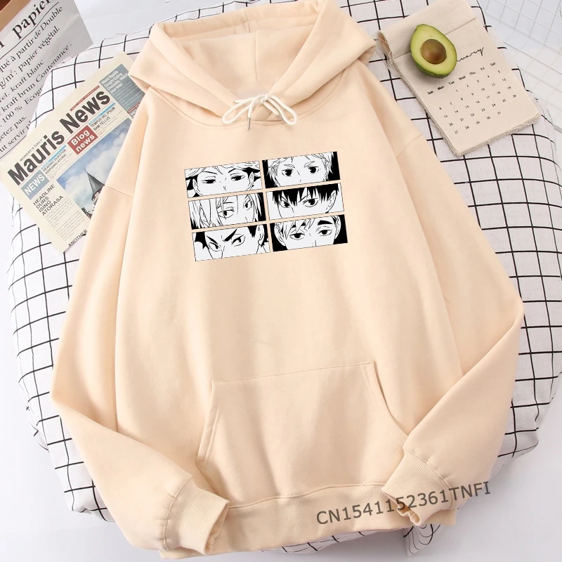

Haikyuu Japan Anime Kageyama Men Hoodie Lady Manga Karasuno High School Streetwear Funny Sweatshirt Hooded Tops