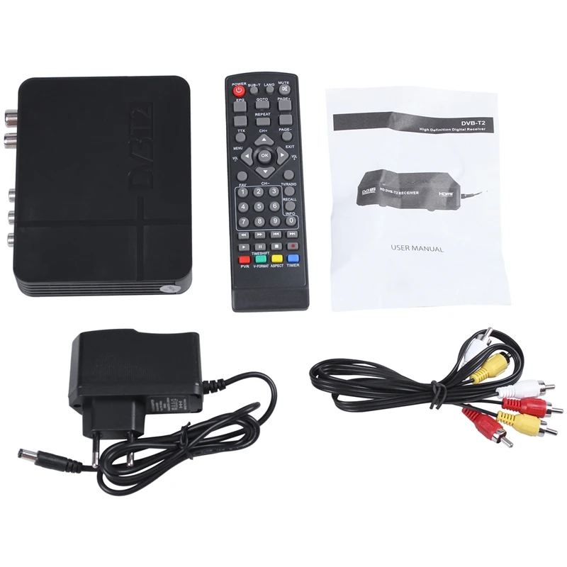Full HD 1080P K2 DVB-T2 Эфирное Цифровое ТВ STB