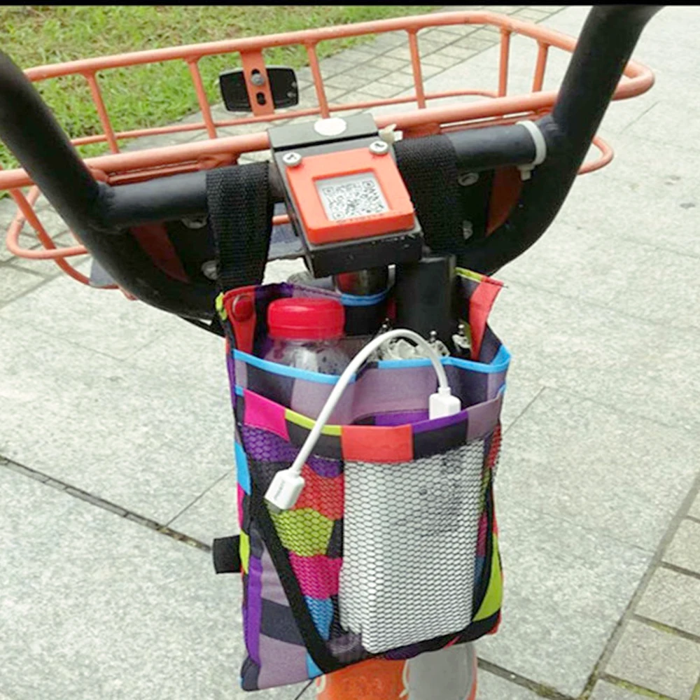 1 шт. Водонепроницаемый с двойным карманом велосипедная подвесная сумка для