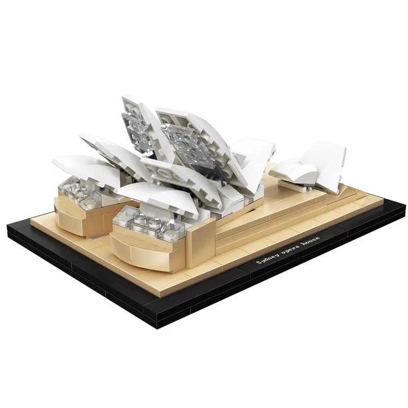 Мини мировая архитектура Сиднейский оперный дом Линкольн Мемориальный блок