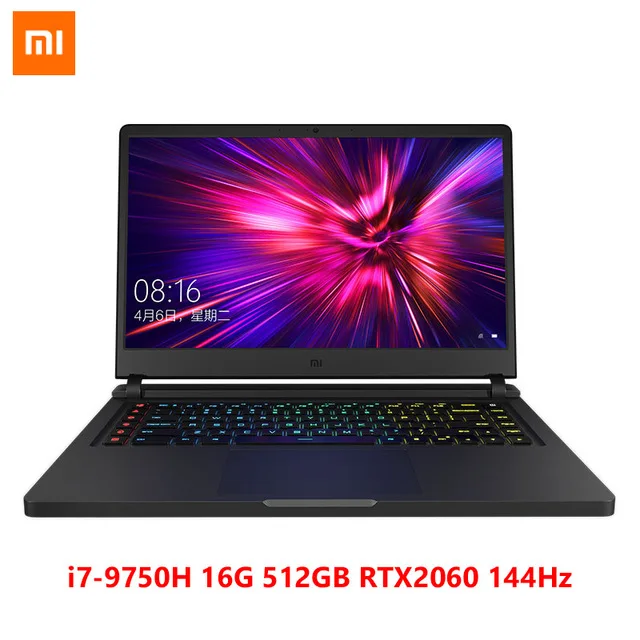 i7 16G RTX2060 Xiaomi Mi игровой ноутбук с диагональю 15,6 дюймов, обновленный i5 8G/i7 16G DDR4 144Hz GTX1660Ti/RTX2060 NVIDIA 6GB DDR6 e-спортивный компьютер - Цвет: i7 16G RTX2060