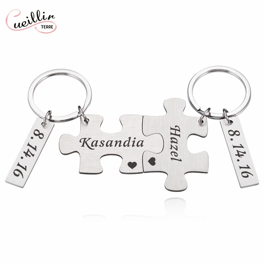 

2 шт., брелок для ключей для мужчин и женщин