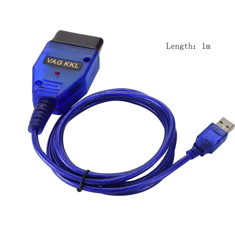 Крупнейший поставщик USB кабель KKL VAG-COM 409 1 для OBD2 II диагностический сканер VW/Audi/Seat