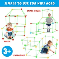 children construction fort building castles tunnels tents kit outdoor sports games diy 3d play house assemble toys tunnels tents