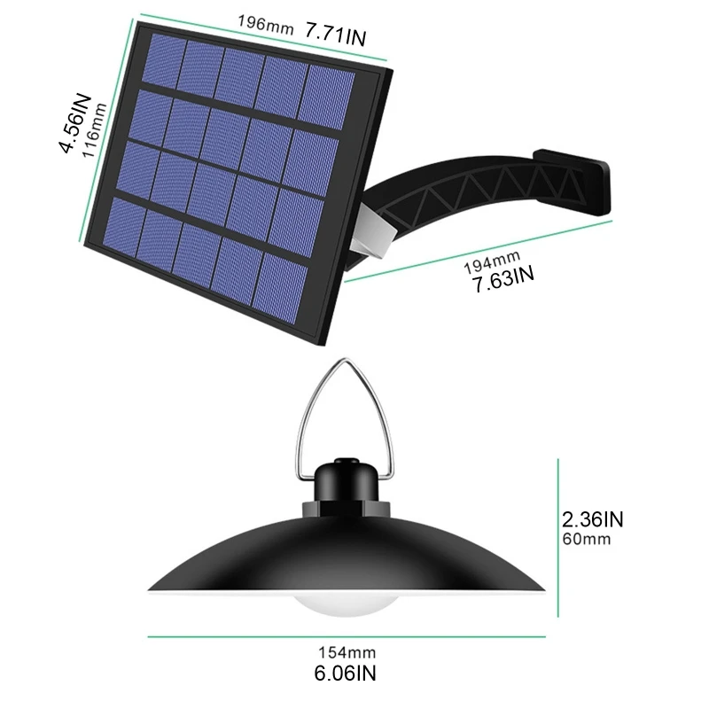 

LED Solar Chandelier Smart Sensor Outdoor Waterproof Garden Decoration Lamp Home Lighting Hanging Light for Patio Yard Courtyard