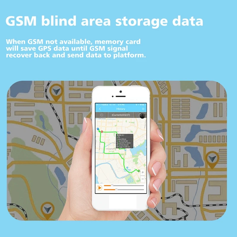 GPS трекер в реальном времени GSM GPRS устройство слежения воров для автомобиля