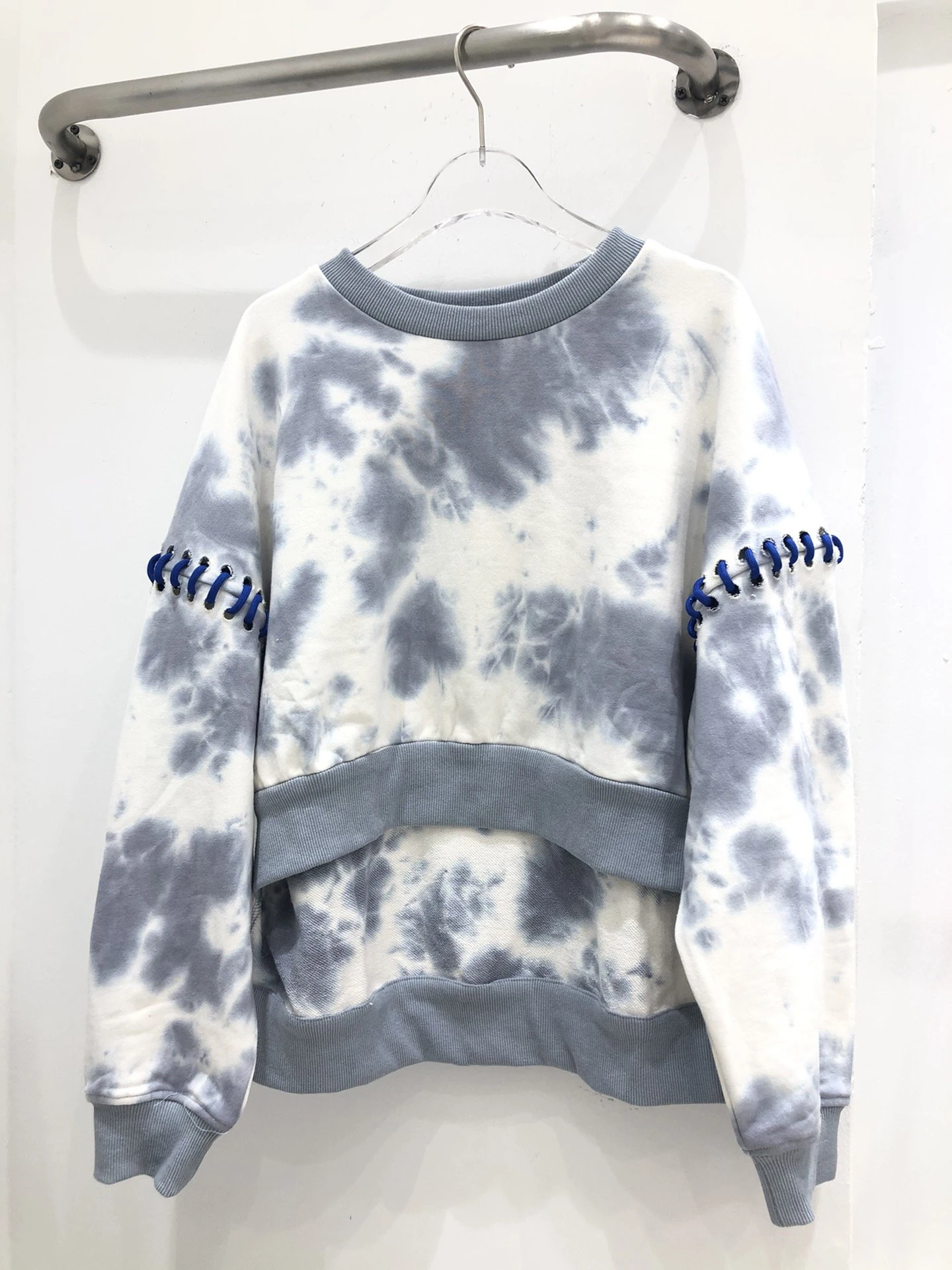 

fashion ladies 2021 new string printing and dyeing suit jacket + trousers 2-piece set 1027