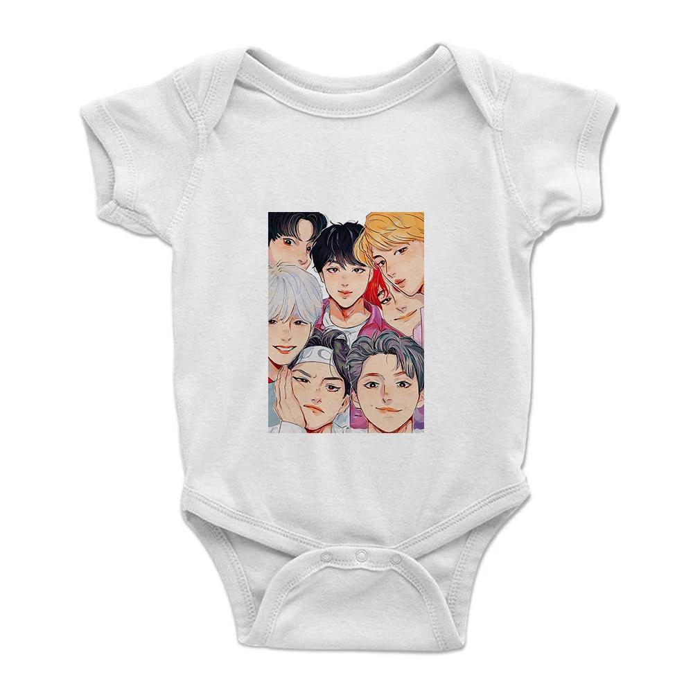 

2021 Summer Newborn Baby Girls Clothes Boy Baby Bodysuit One-Pieces Top Outfits Set Korean Style Fashion 0-24 Months Clothing