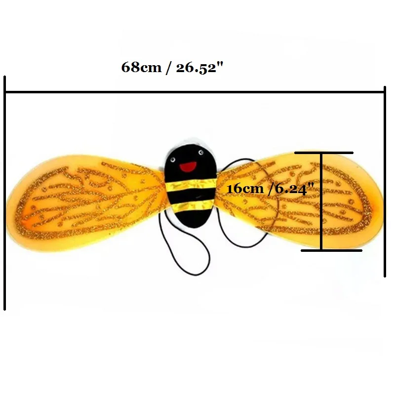 Детские волшебные палочки для девочек Юбка с крыльями пчелы и божьей коровки