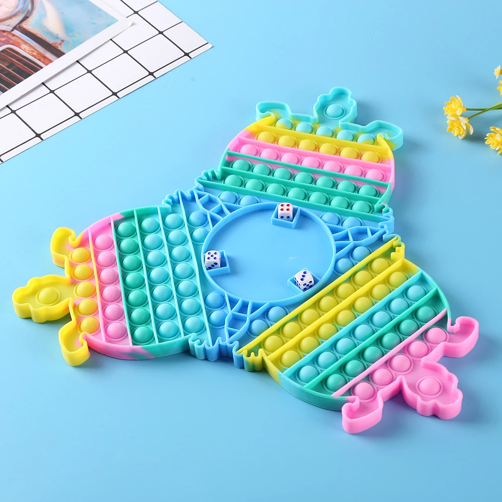 

Turtle Chessboard Silicone Push Bubble Fingertip Stress Reliever Sensory Toy Autism Special Stress Reliever