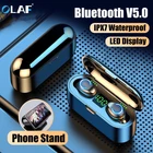Беспроводные наушники Olaf F9 Bluetooth 5,0 наушники TWS водонепроницаемые спортивные беспроводные наушники гарнитура для телефонов IOSAndroid HD