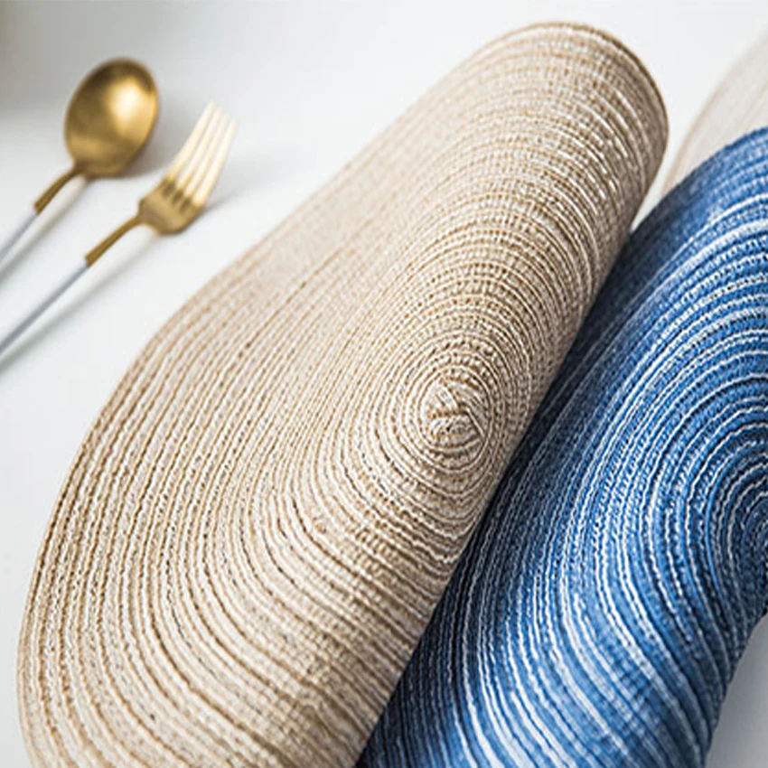 Нескользящие кухонные аксессуары Подстаканник Настольный коврик рами