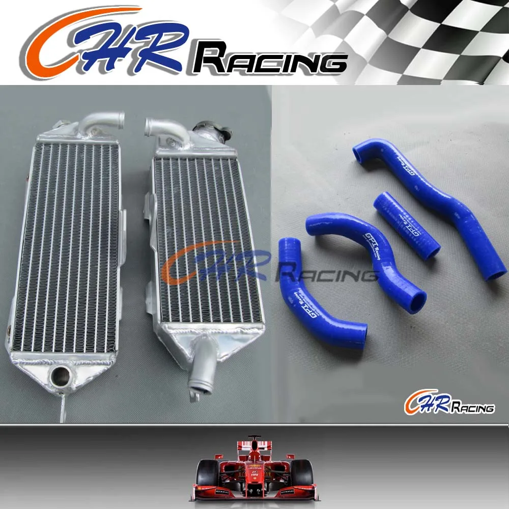 

For KAWASAKI KX250 KX 250 1988-1989 88 89 Aluminum Motorcycle Radiator & Silicone Radiator Hose New