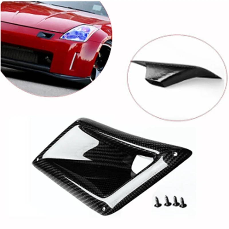 Left Car Vent Intake Air Duct Professional Auto for Real Carbon Fiber Nissan 350Z 03-2009 | Автомобили и мотоциклы
