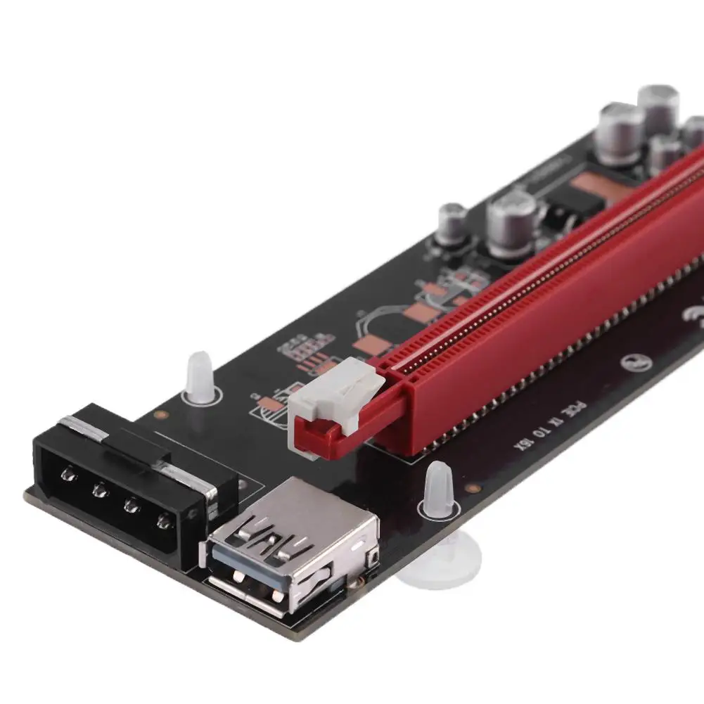 1x до 16x райзер карта pci e express 4pin usb3 0 cabl btc майн