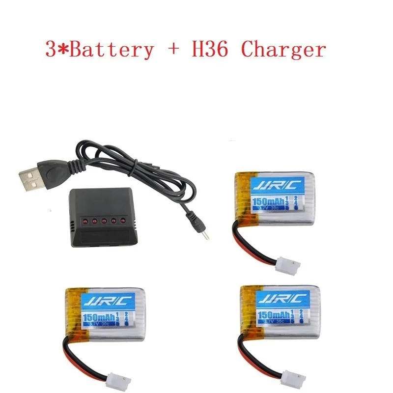 Цвет: желтый Комплекты зарядного устройства JJRC H36 3,7 V 150mAh 30c для E010 E011 E012 E013 Furibee F36 части квадрокоптера RC 3,7 v Lipo батарея - Цвет: Цвет: желтый