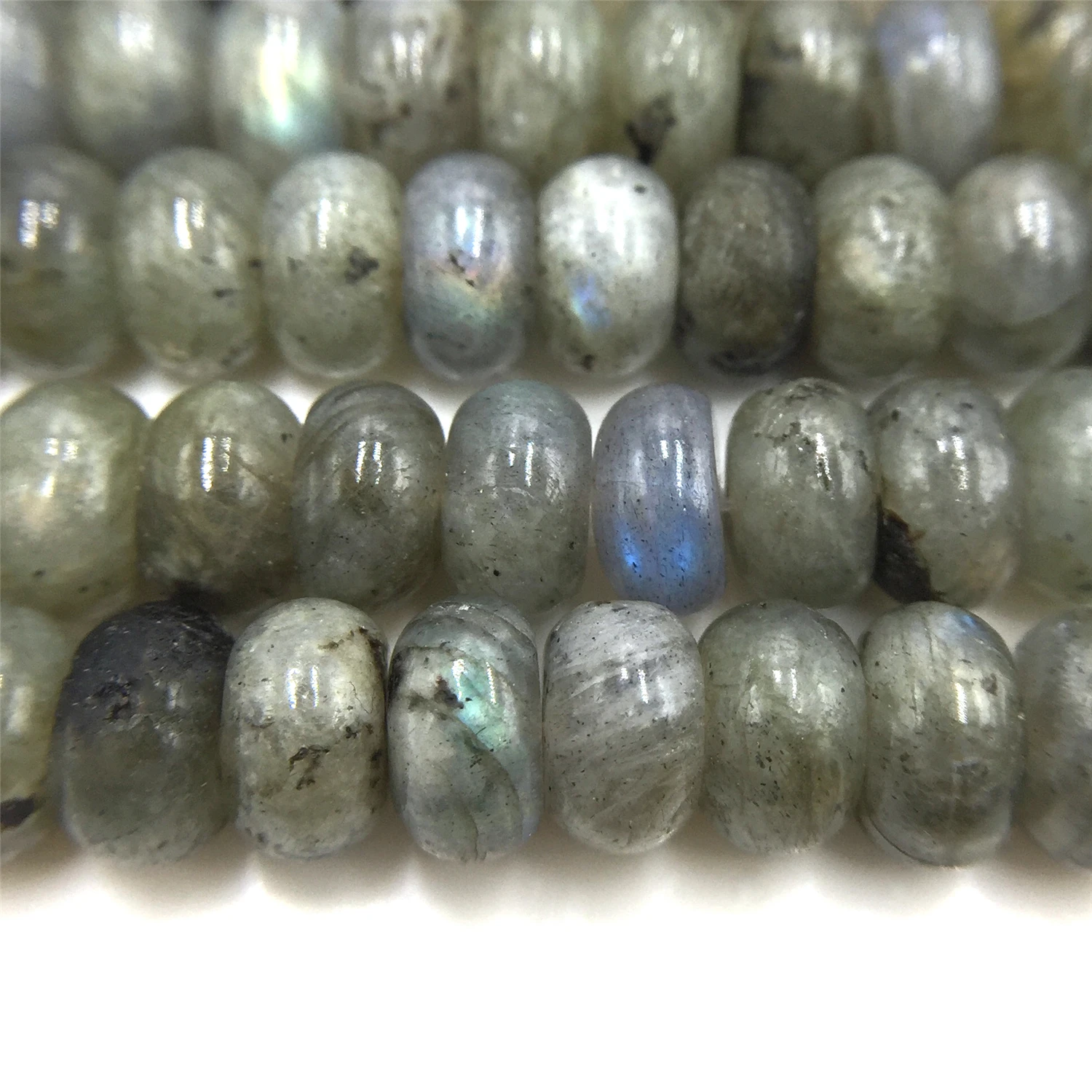 

4x6/5x8mm Natural Stone Rondelle Spacer Beads Agates Jaspers Crystal Loose Abacus Beads for Jewelry Making DIY Handmade 15"