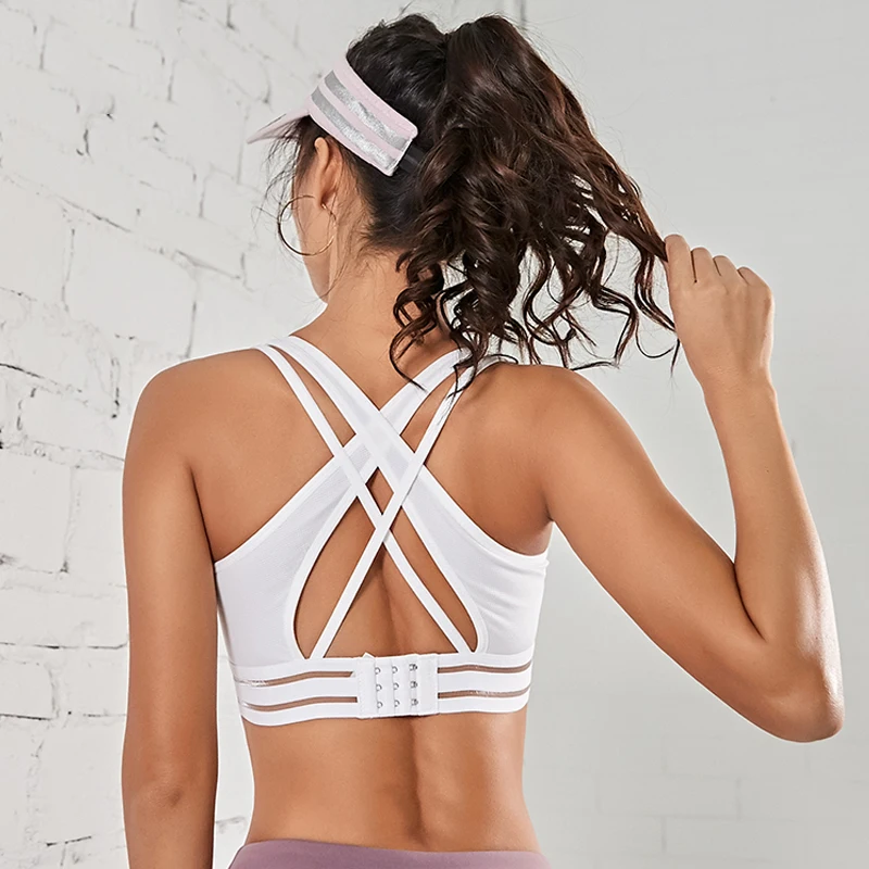 Регулируемый спортивный бюстгальтер с эффектом пуш ап|Спортивные топы| |